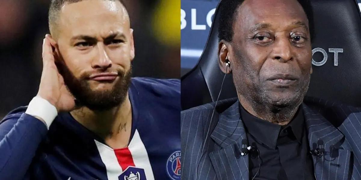 The star from PSG was involved in a fight and Pele didn’t have a good attitude with him.