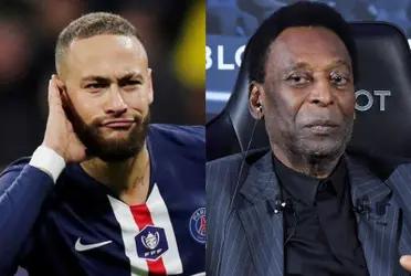 The star from PSG was involved in a fight and Pele didn’t have a good attitude with him.