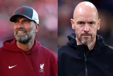 The stat that puts Erik Ten Hag above Jurgen Klopp