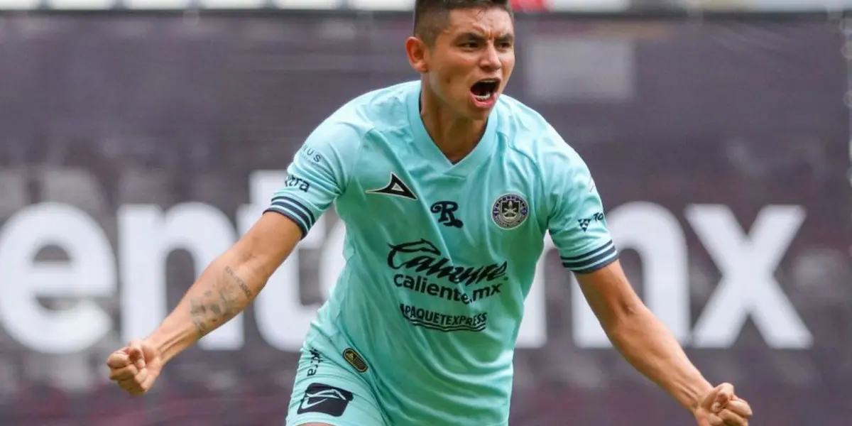 The striker from Mérida, Yucatán, Mexico was in charge of scoring the second goal in the 2-1 win over the Azulcremas.