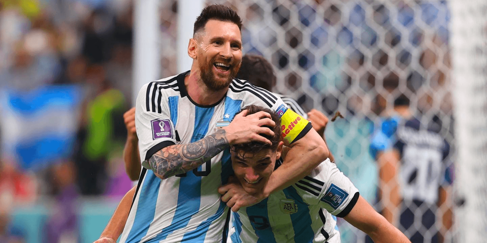 The striker scored twice against Croatia and now focuses on the grand final on Sunday.