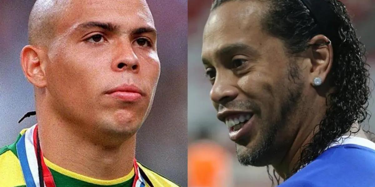 The striker was compared to Ronaldo, but decided to follow the steps from Dinho.