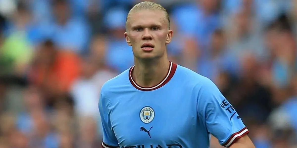 The surprising action of Erling Haaland in the match against Sheffield United