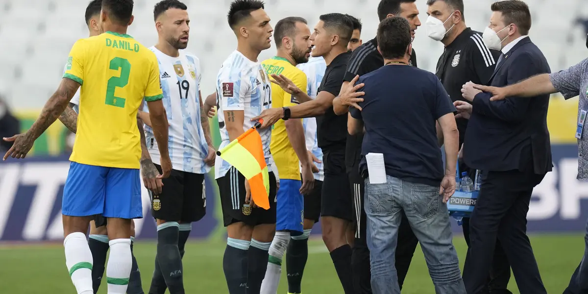 The suspension of the match between Brazil and Argentina could have been a plan between CBF and ANVIOSA. What are the facts that can point to this?