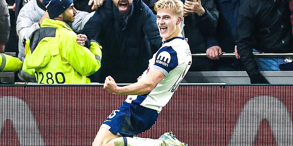 The Swede scored to make it 1-0 for Spurs, but it was a controversial goal