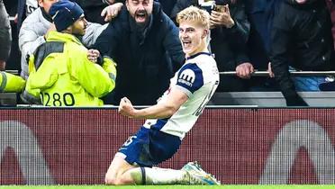 The Swede scored to make it 1-0 for Spurs, but it was a controversial goal