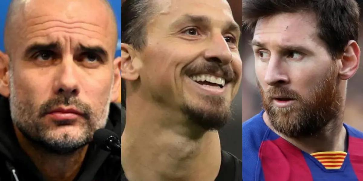 The Swedish attacked the Argentinian star and the Catalan coach, ex-companions from him at FC Barcelona.