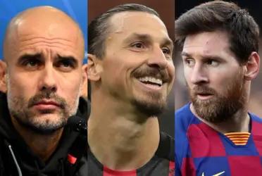 The Swedish attacked the Argentinian star and the Catalan coach, ex-companions from him at FC Barcelona.