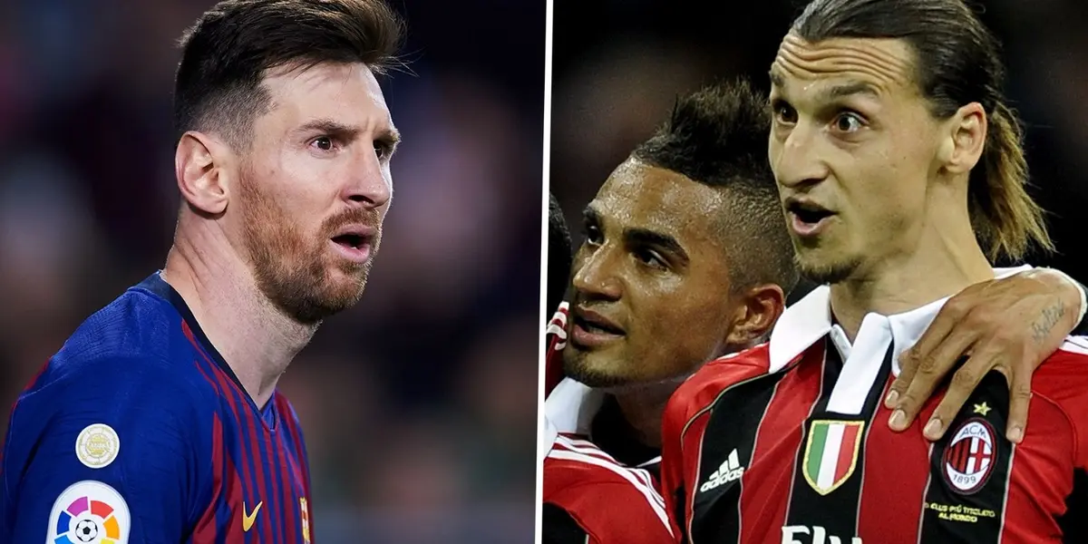The Swedish attacker mocked Messi when comparing their actual performances with this phrase.