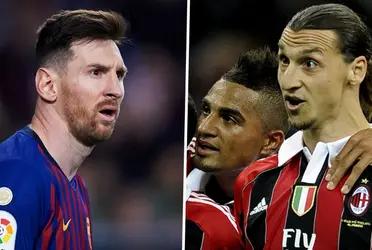 The Swedish attacker mocked Messi when comparing their actual performances with this phrase.