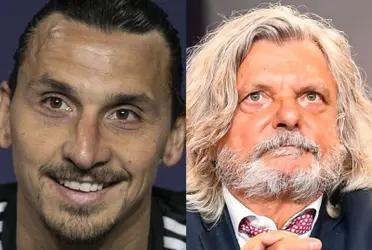 The Swedish idol has been criticized by Massimo Ferrero, heading AC Milan clash.