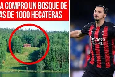 The Swedish striker acquired a forest on the Swedish border with Norway to be able to fish