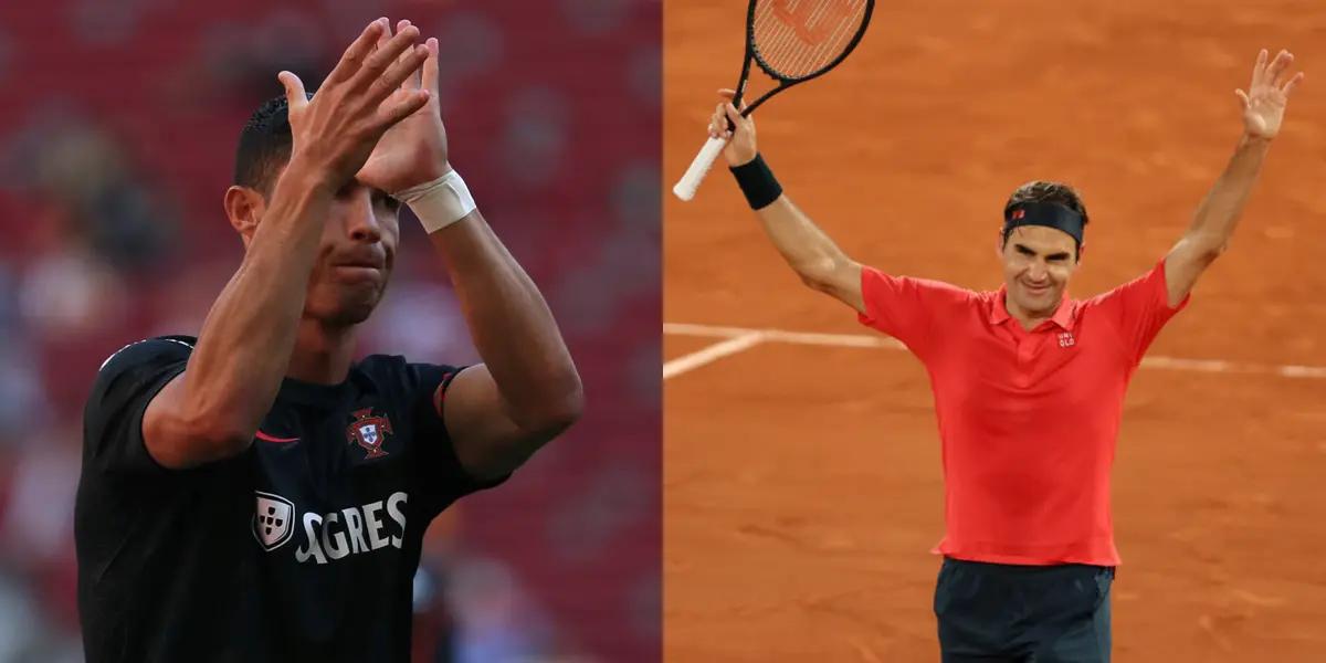 The Swiss tennis player and the Portuguese footballer are fans of luxury cars