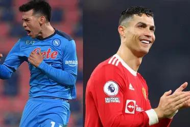 The team that wants to reunite Hirving Lozano and Cristiano Ronaldo with an important fee.
