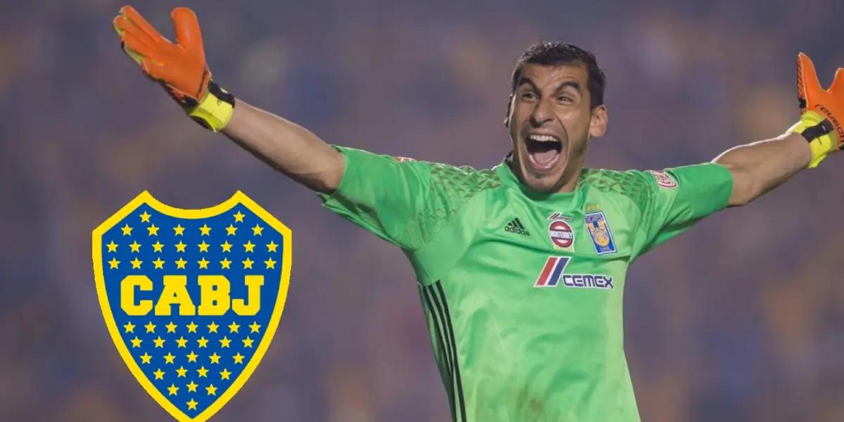 The Tigres goalkeeper could leave Liga MX and reach Boca Juniors as long as Esteban Andrada is sold to Serie A.