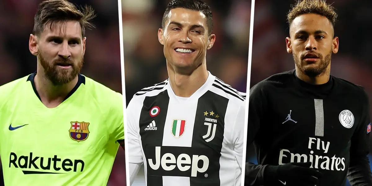 The top figures of soccer world are above the list of the most followed ones on the social media.