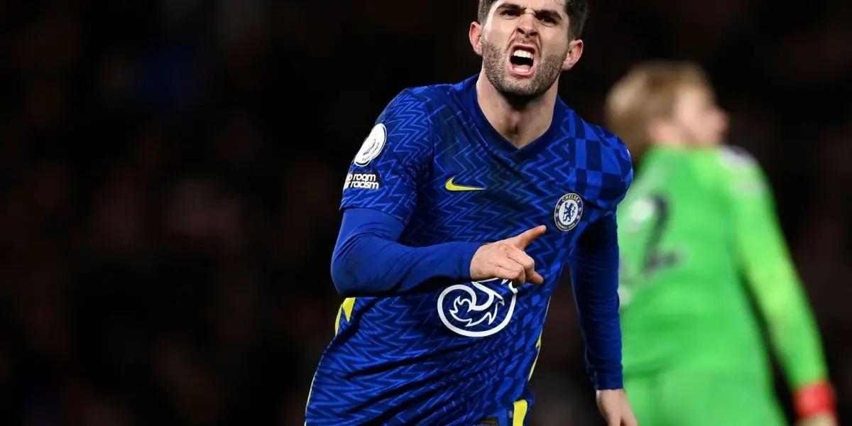 The U.S. soccer player tied the game at the end of the first half.