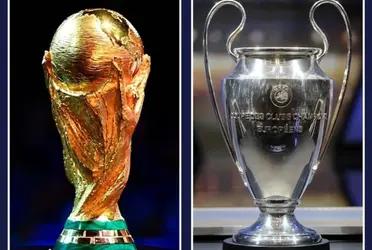 The UEFA Champions League and FIFA World Cup are the two biggest soccer tournaments in the world. See their difference in fortunes.