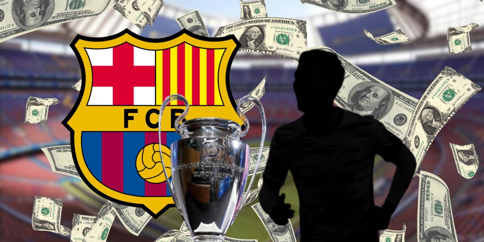 The UEFA Champions League trophy, which FC Barcelona hasn't won since 2015