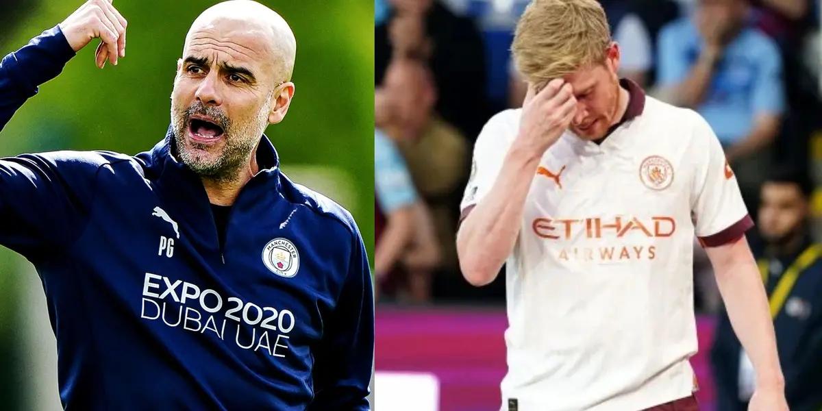 The unexpected news that Pep Guardiola gives about De Bruyne