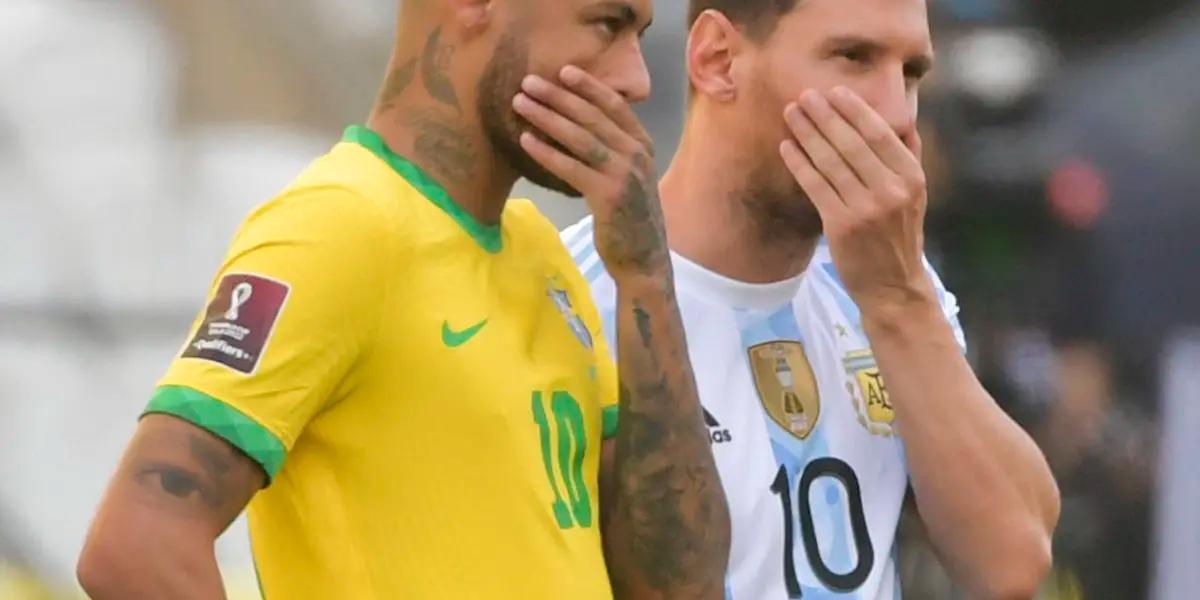 The unusual suspension of the classic had its immediate repercussion in networks. And naturally the Brazilians linked it.