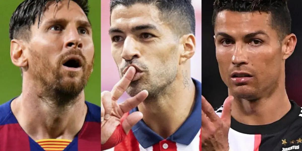 The Uruguayan is having a tremendous season, improving the numbers of Messi and Cristiano.