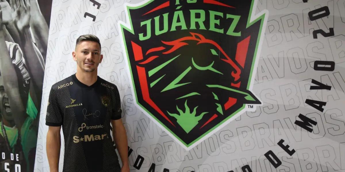 The Uruguayan striker has not been able to score since his arrival to the Bravos and now, he has left his club with one less player.