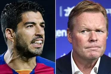 The Uruguayan striker sent a clear message to the Dutch head coach, who axed him from Barça.