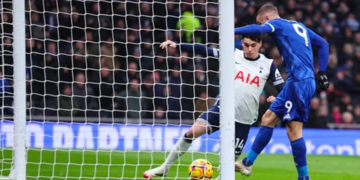 The veteran striker scored and did not miss the opportunity to mock Spurs.