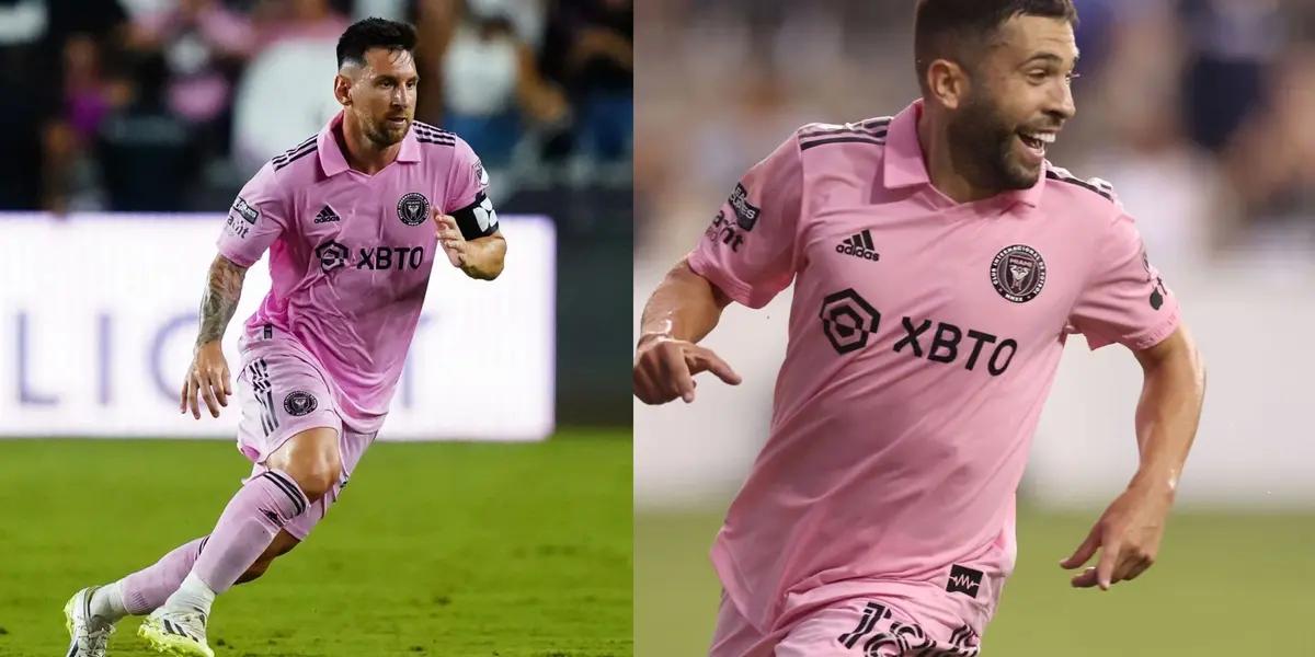 The viral pass from Lionel Messi to Jordi Alba in the Inter Miami match