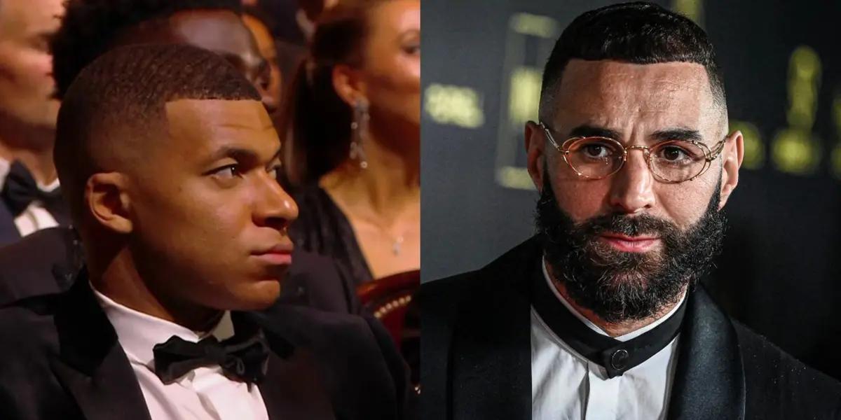 The viral reaction to Mabppe when he was Benzema receive the prize.