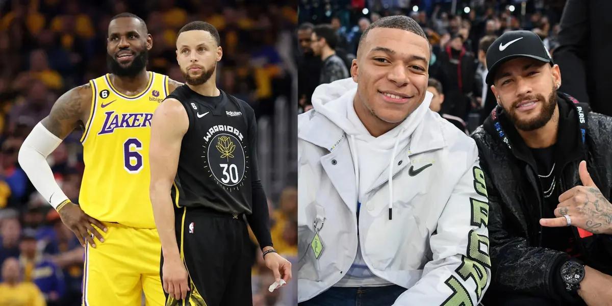 The whole world is watching the NBA finals… even Neymar Jr.