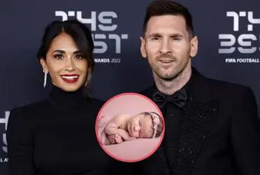 The wife of the argentinian star surprised everyone on her social networks.