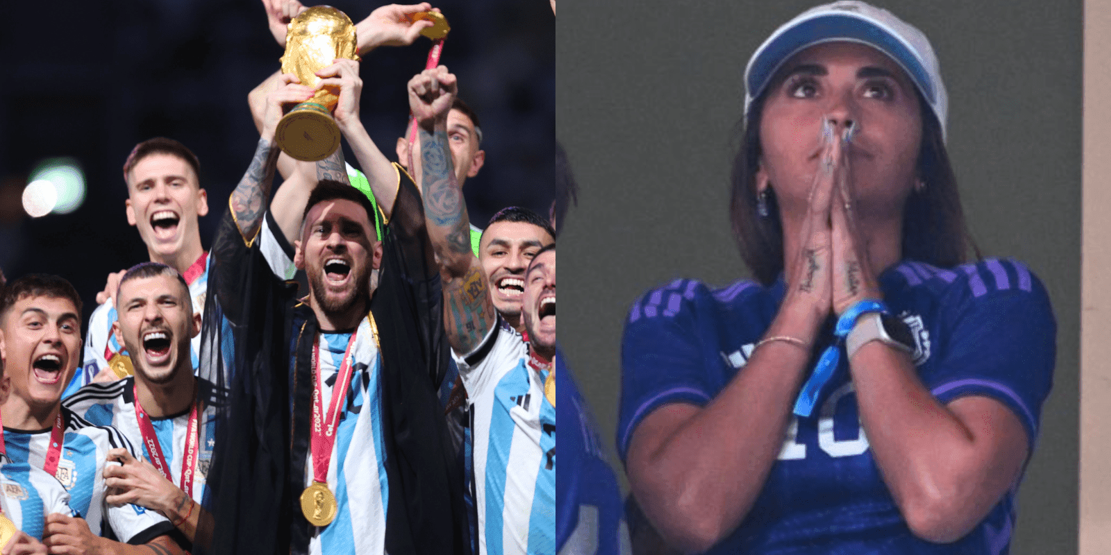 The wife of the captain of the Argentine national team also played an important role off the pitch