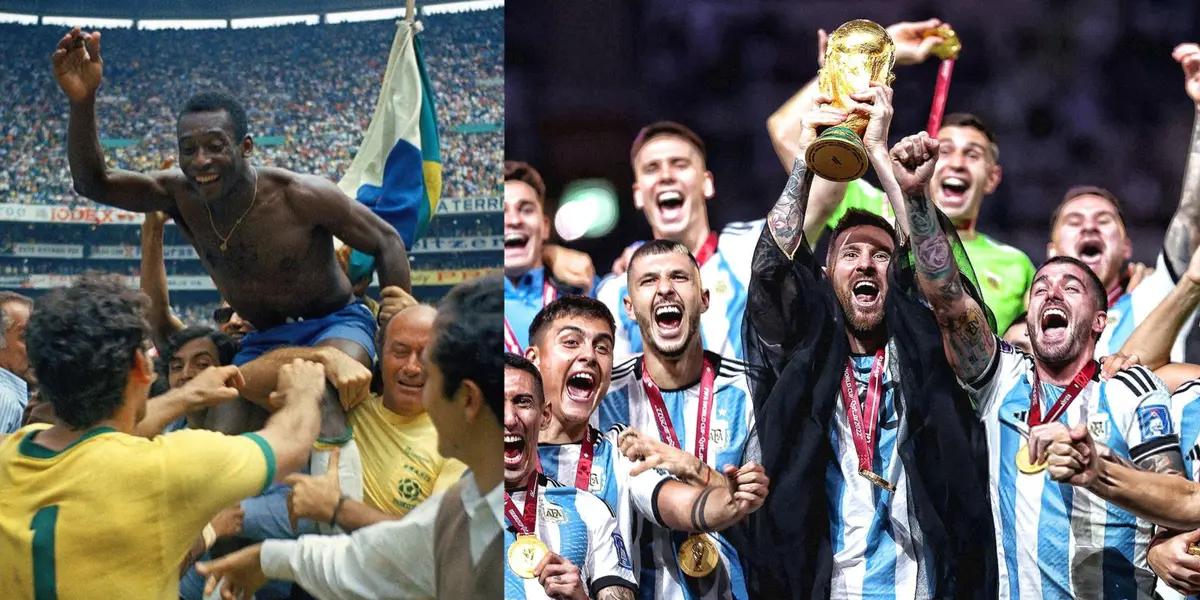 The winner of three World Cups was pending the grand final between Argentina and France