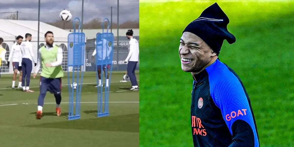 The world champion once again showed his magic during the last training session of the Parisians