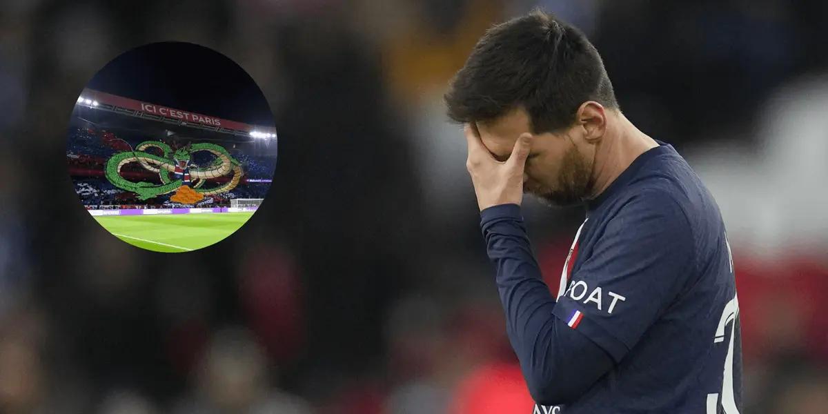 The world champion was again received with blunders in the Parc des Princes