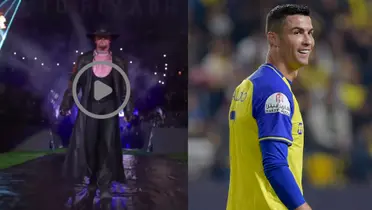 (VIDEO) This was Undertaker's entrance before Ronaldo's Al Nassr vs Al Hilal