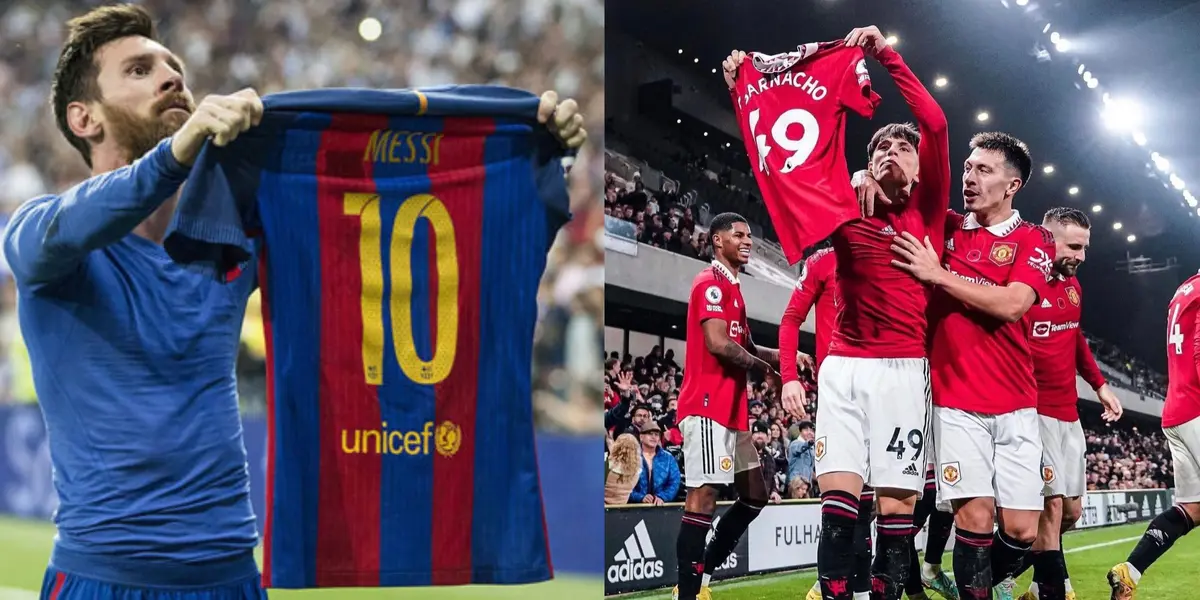 Like Lionel Messi, Alejandro Garnacho's celebration that goes viral around the world