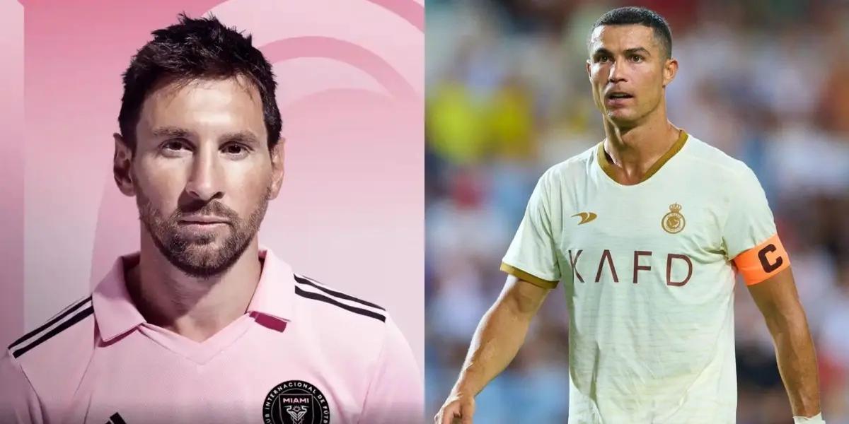 The youtuber Speed celebrated Lionel's goal at the Inter Miami stadium and Ronaldo took a drastic measure.