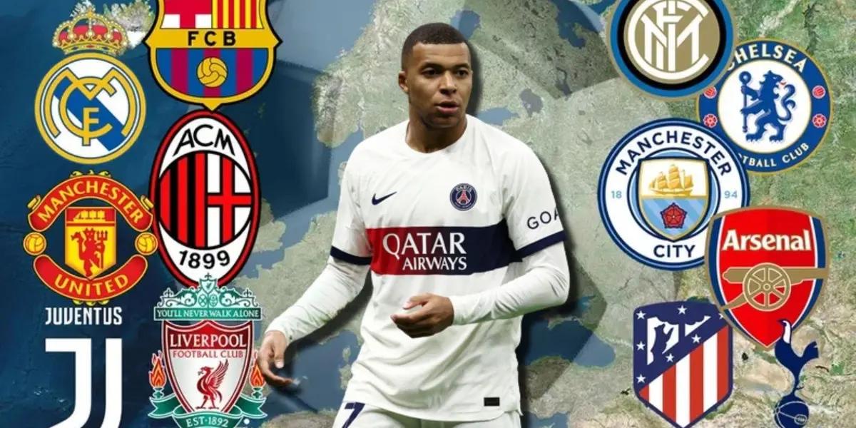 There are four teams in England that are following in the footsteps of Kylian Mbappé, now that Real Madrid has left the path clear