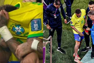 There is concern in the Canarinha for the injury suffered by Lionel Messi's teammate at PSG