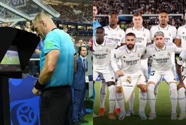 There was a controversial play at Real Madrid against RB Leipizg and the VAR did not appear