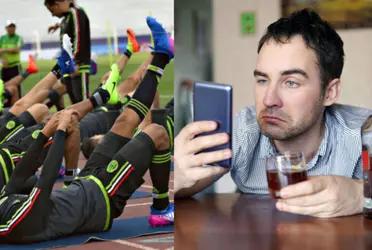 They never said anything to him even though he arrived in terrible condition on and off the field.