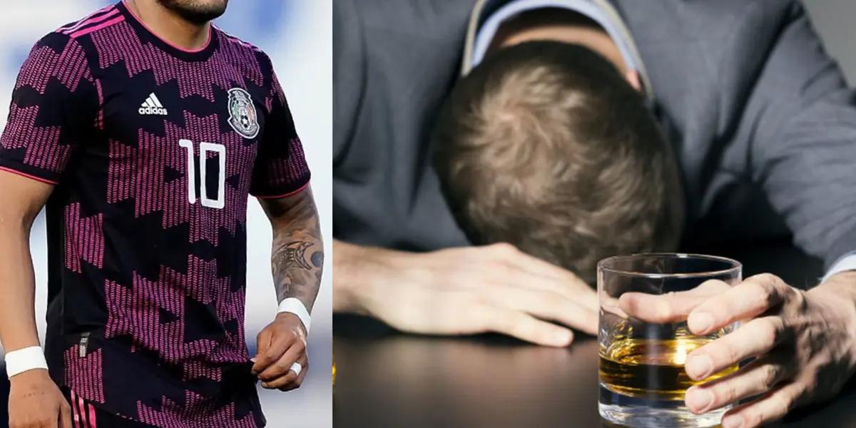 They said he would be Cuauhtémoc Blanco's successor, he would wear the 10 of El Tri, but he won the party and quit the World Cup