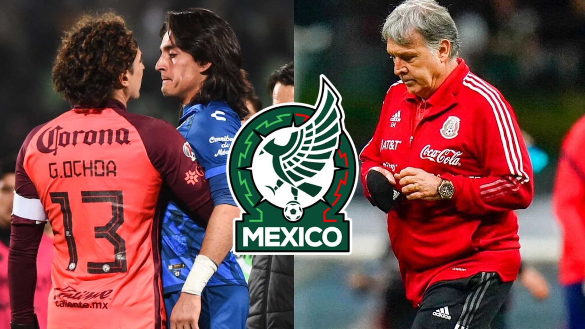 They saw him as the replacement for Guillermo Ochoa, Martino uploaded him to Tri, but now karma comes to him