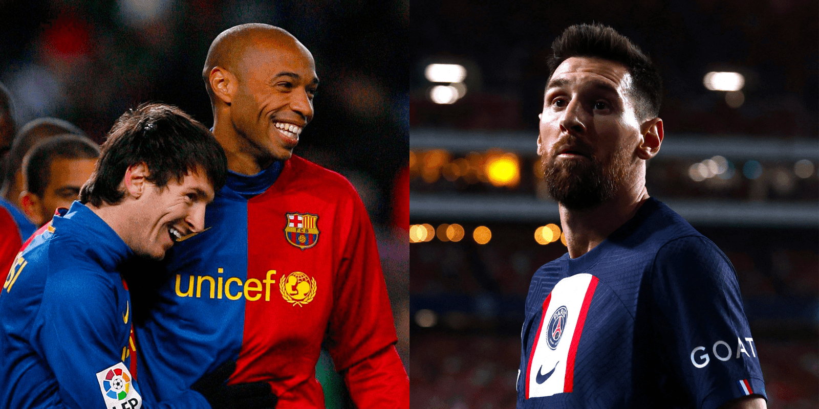 Thierry Henry thinks he knows why Messi gets better in games.