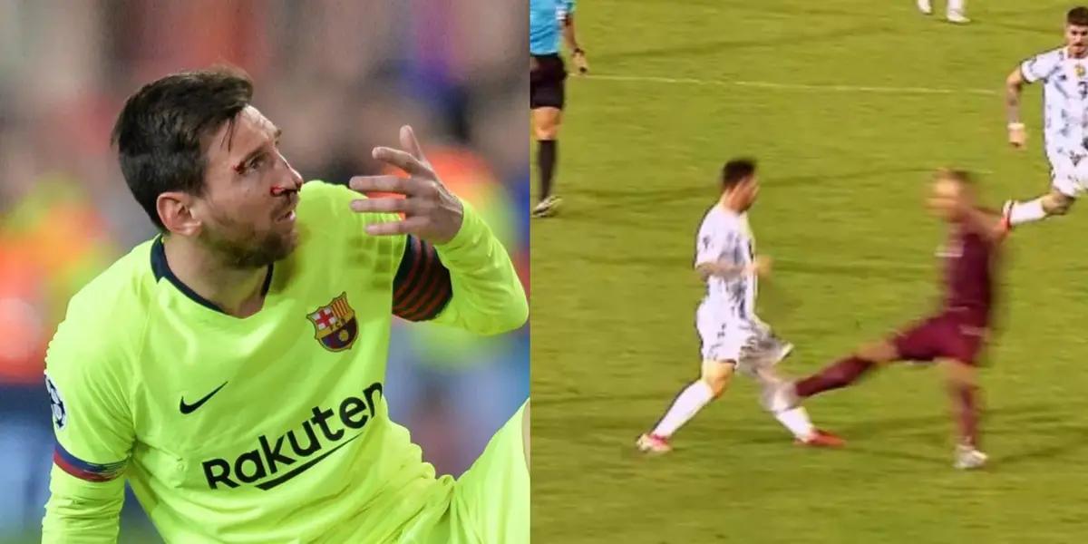 This footballer was about to hurt Leo very hard, but now he earns a fortune.