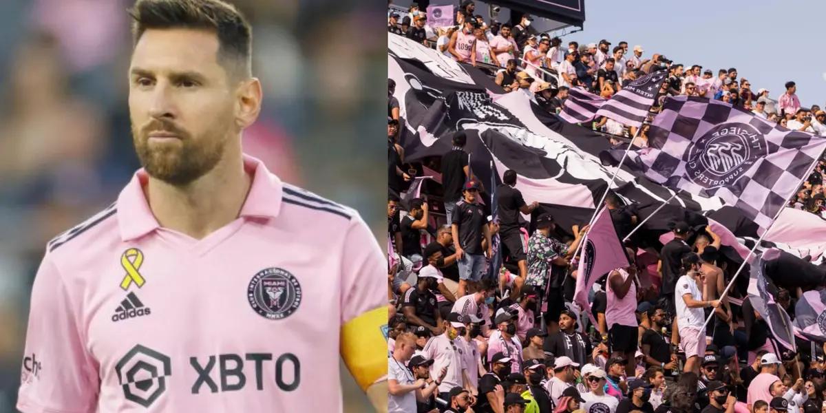 This is how Inter Miami fans reacted when they realized that Messi will not play in the final