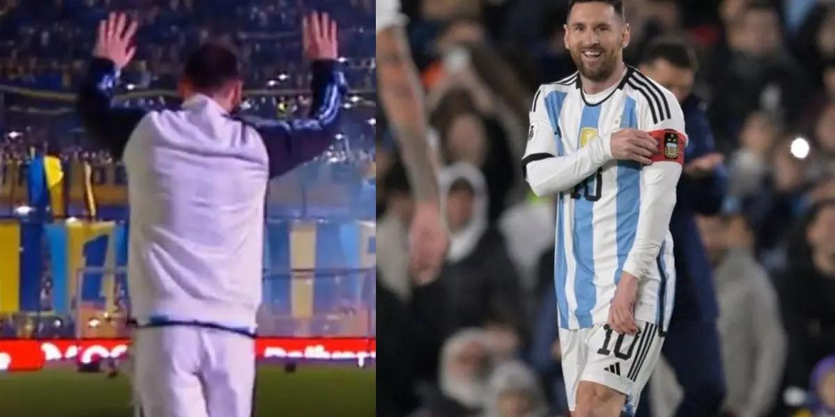 This is how Lionel Messi arrived at La Bombonera
